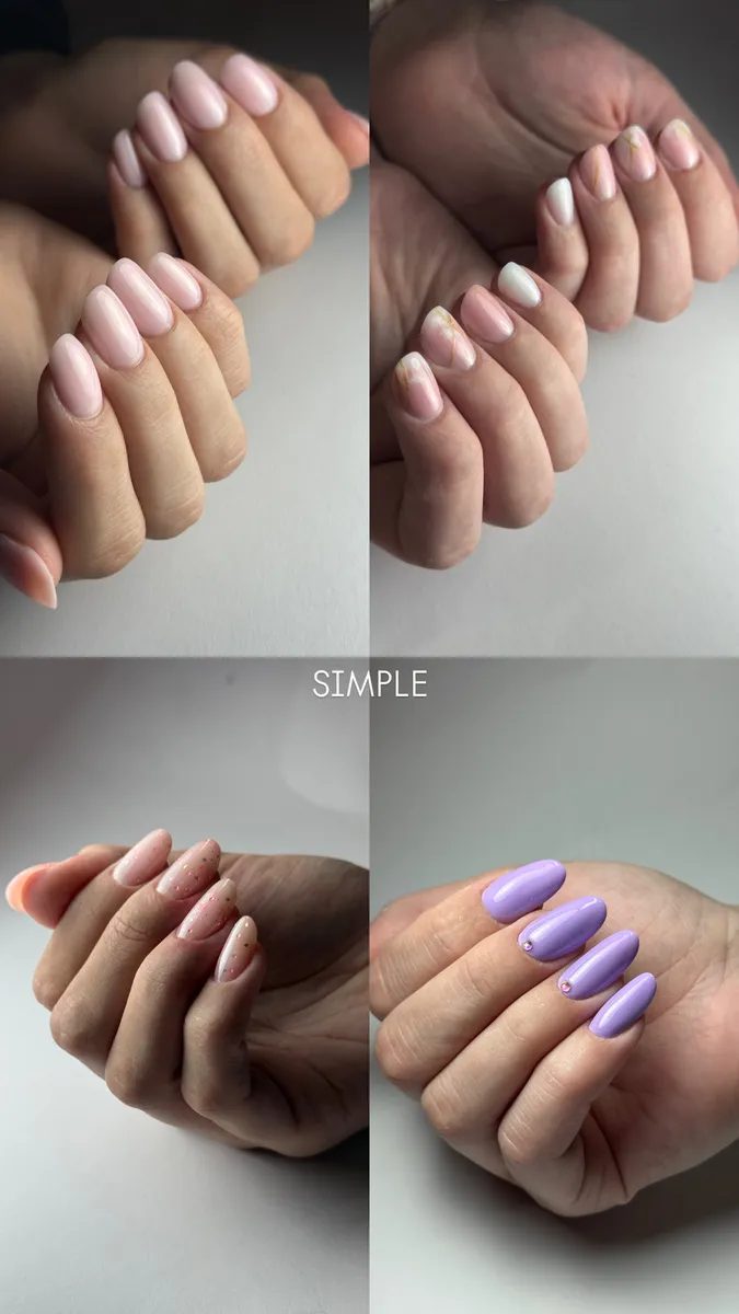 Primeri preprostih in elegantnih manikur